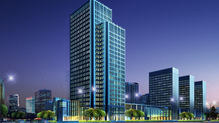 City Buildings at Night