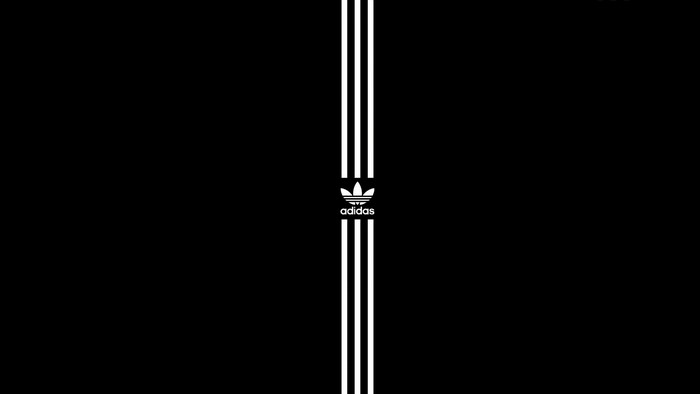 Adidas logo with three stripes