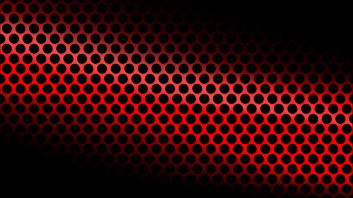 Black and Red Perforated Metal Texture