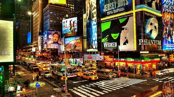 Times Square New York City at Night