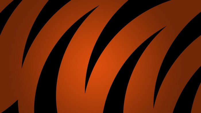 Orange and black tiger stripes pattern