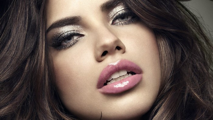 Adriana Lima close-up portrait