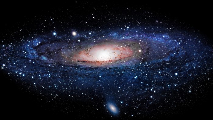 Andromeda Galaxy with Satellite Galaxy