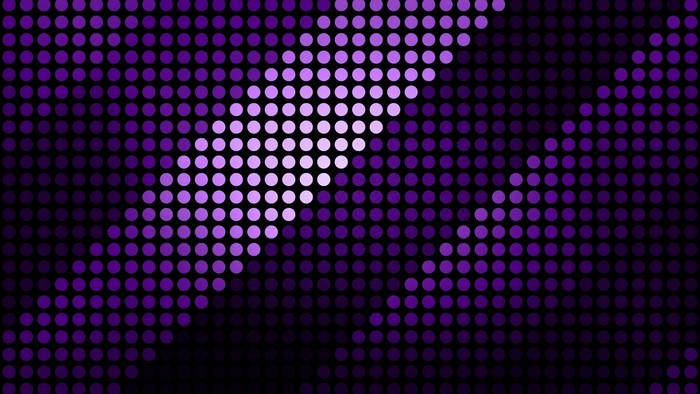 Purple dots pattern with gradient effect