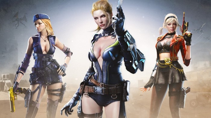 Three female soldiers from Crossfire game