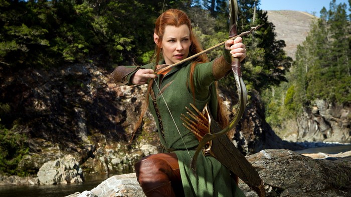 Evangeline Lilly as Tauriel from The Hobbit