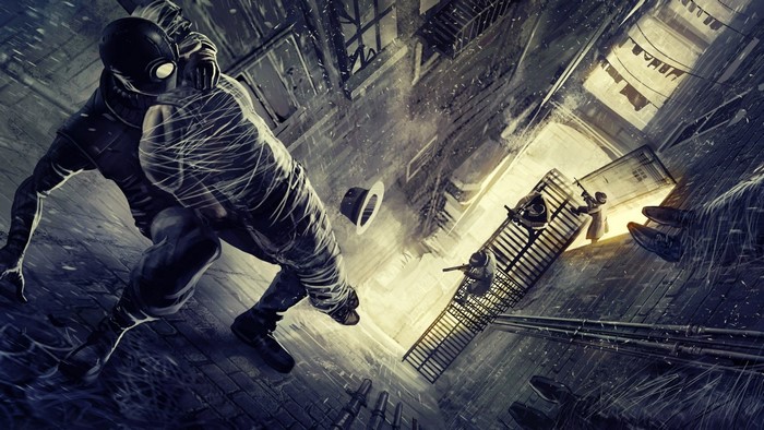 Spider-Man in a dark alleyway
