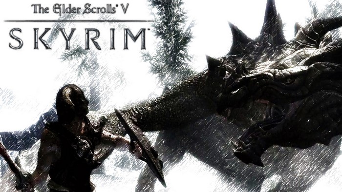 The Elder Scrolls V Skyrim Dragon Fight