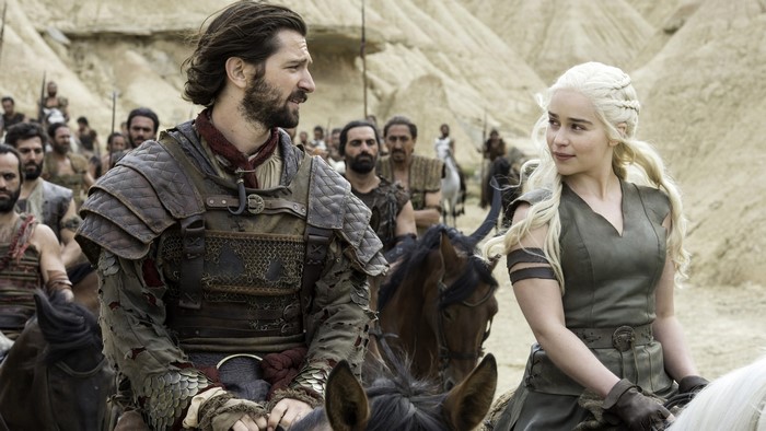 Daenerys Targaryen and Daario Naharis from Game of Thrones