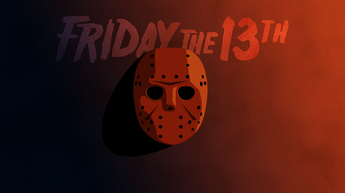 Friday the 13th mask and title