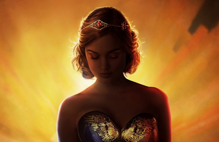 Bella Heathcote as Wonder Woman in Professor Marston and the Wonder Women