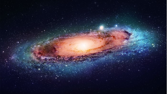 Spiral Galaxy in Deep Space
