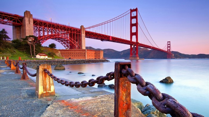 Golden Gate Bridge at Sunset