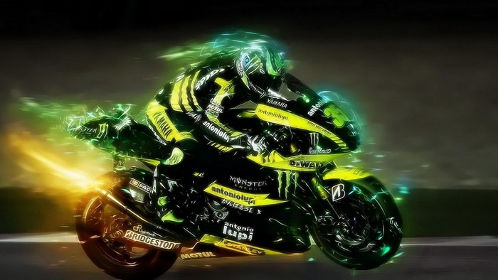 Valentino Rossi Yamaha Motorcycle