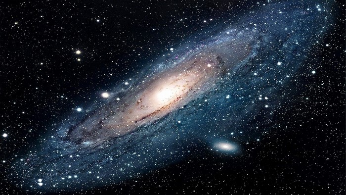 Andromeda Galaxy in Deep Space