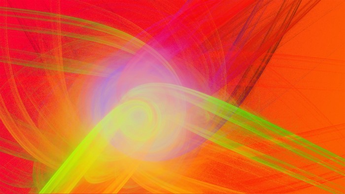 Abstract Orange Yellow Red Swirls
