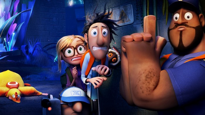 Flint Lockwood and Sam Sparks from Cloudy with a Chance of Meatballs 2