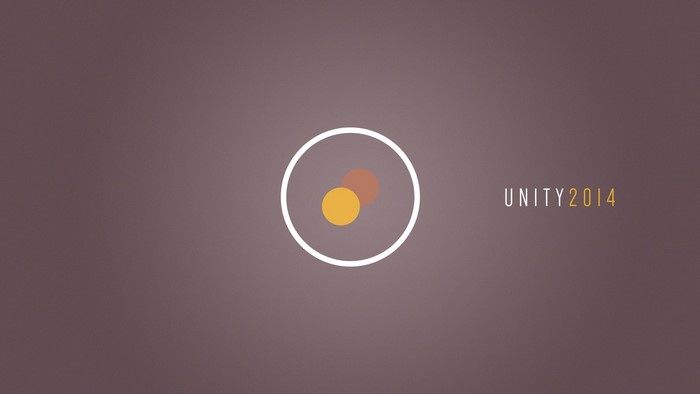 Unity 2014 logo with text