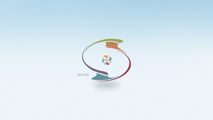 Unity 2016 logo with abstract design