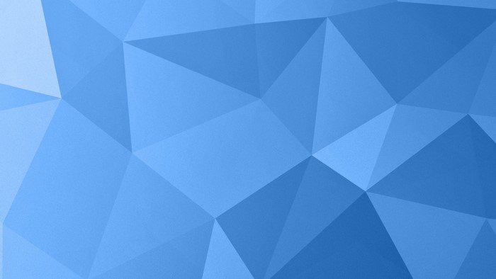 Blue Geometric Low Poly Abstract Background