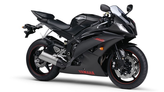 Black Yamaha R6 Motorcycle