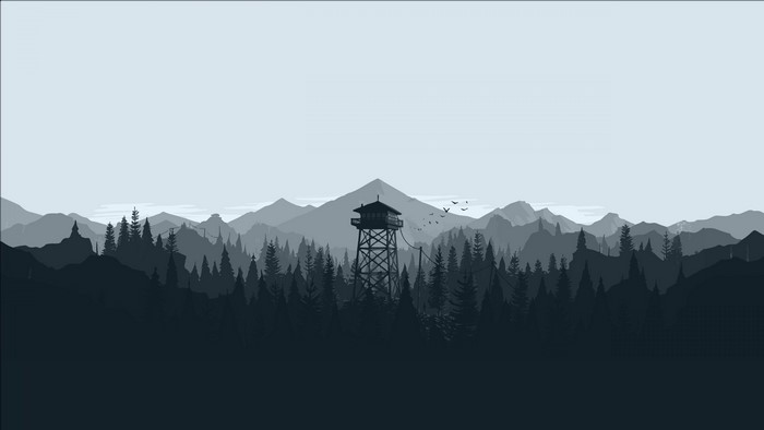 4K Scenic Mountain Forest Watchtower