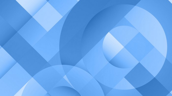 Blue geometric abstract background
