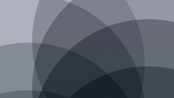 Abstract geometric shapes in shades of gray