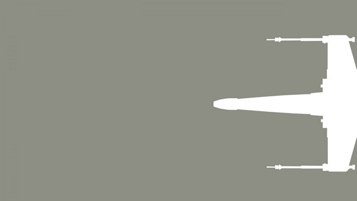 X-Wing Starfighter Minimalist