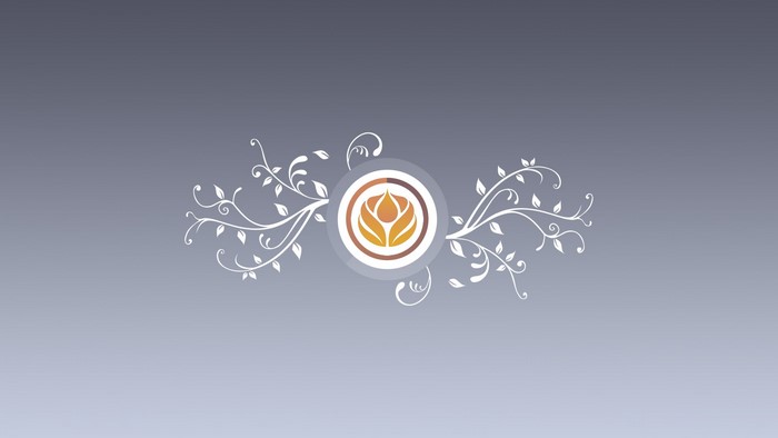 Unity logo with floral design