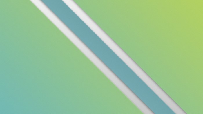 Diagonal Blue and White Lines on Green Gradient