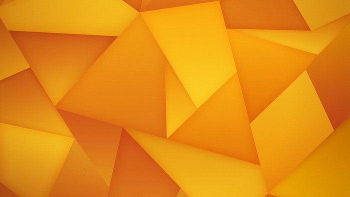 Abstract geometric orange and yellow background