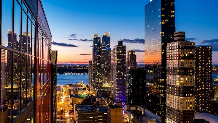 New York City Skyline at Dusk