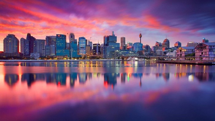 Sydney Skyline at Sunset
