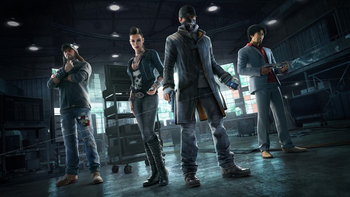 4K Watch Dogs 2 characters in a workshop