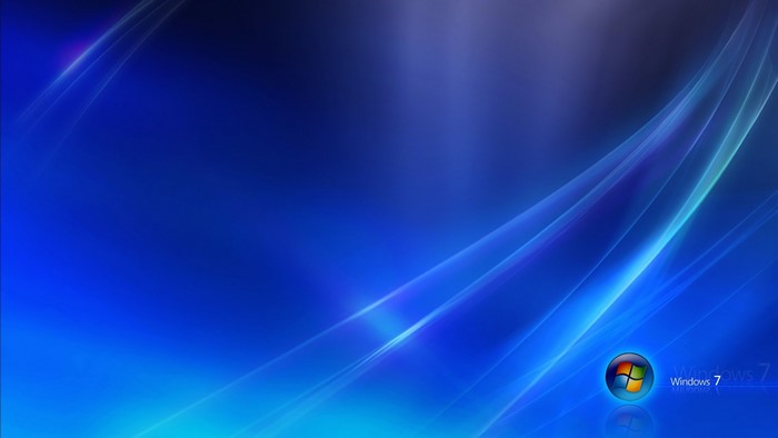 Windows 7 Blue Abstract Wallpaper