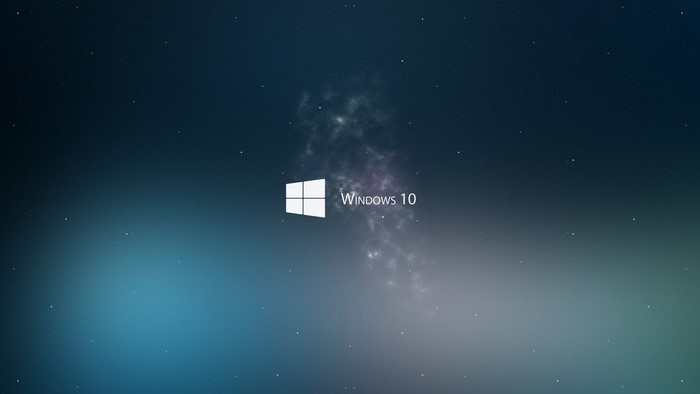 Windows 10 Logo in Space