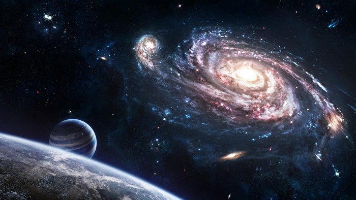 Planets and Galaxies in the Universe