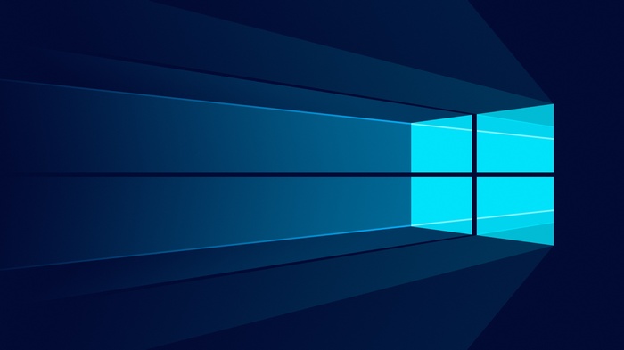 Microsoft, Minimal, Stock, Logo, Windows 10, 4K