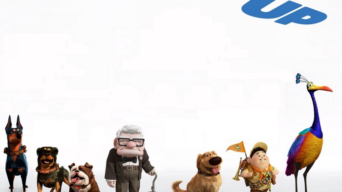 Characters from Disney Pixar's Up movie