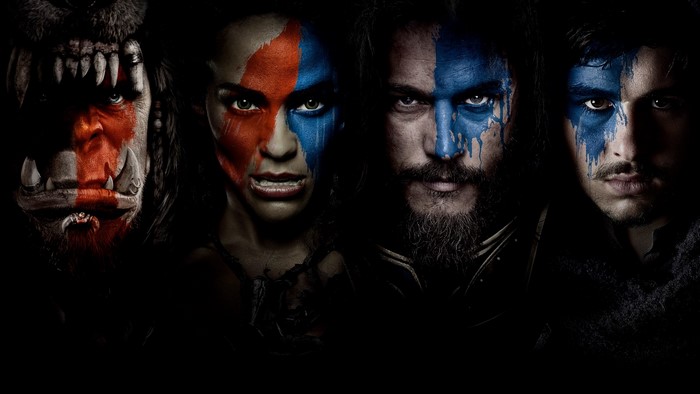 Warcraft characters with war paint
