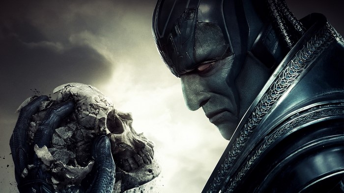 Apocalypse from X-Men holding a skull