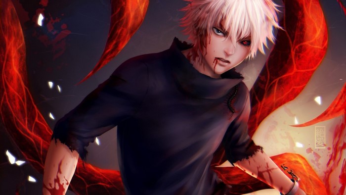 Ken Kaneki from Tokyo Ghoul