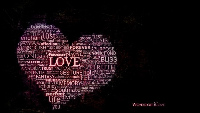 Words of Love Heart