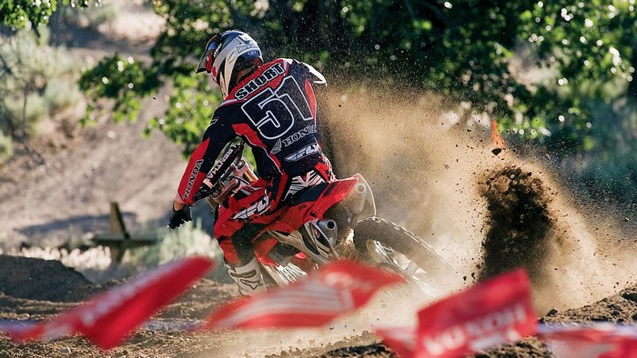 Motocross Rider 51 on Honda CRF 250 R