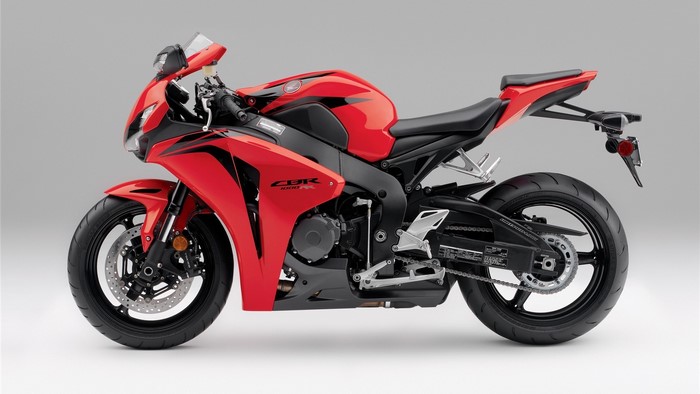 Red 2009 Honda CBR1000RR Motorcycle