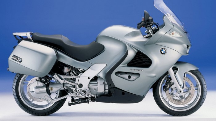 Silver BMW K 1200 GT Motorcycle