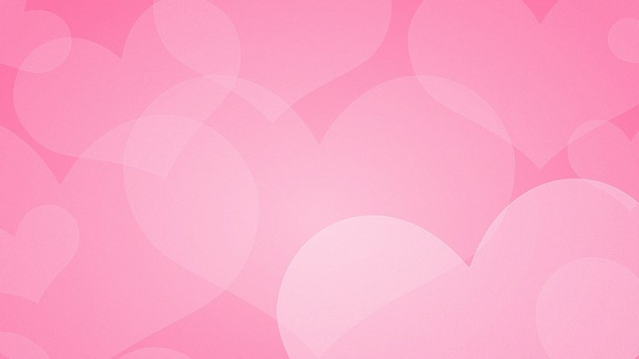 Lovely Soft Pink Hearts Background