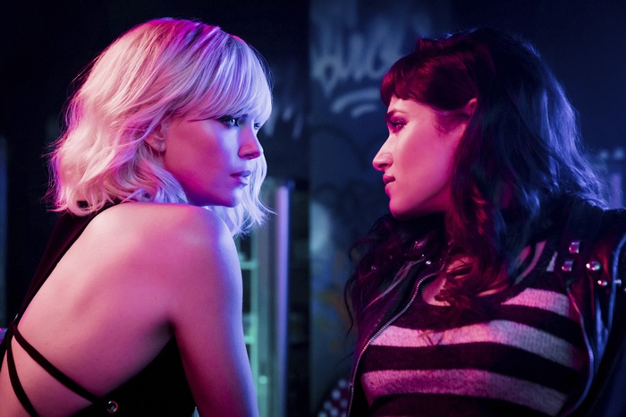 Charlize Theron and Sofia Boutella from Atomic Blonde