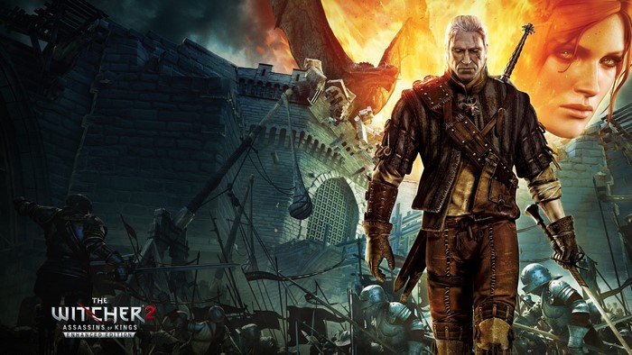 Geralt and Yennefer from The Witcher 2 Assassins of Kings